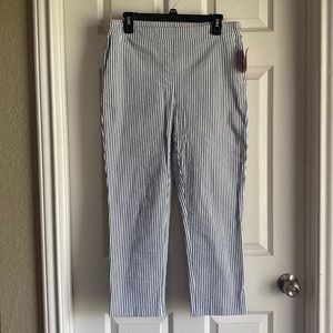 Seersucker pull-on pants, size 8, JNY bought from Marshall’s, never worn